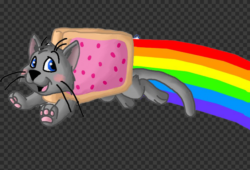 Cute Nyan Cat PNG Transparent Image
