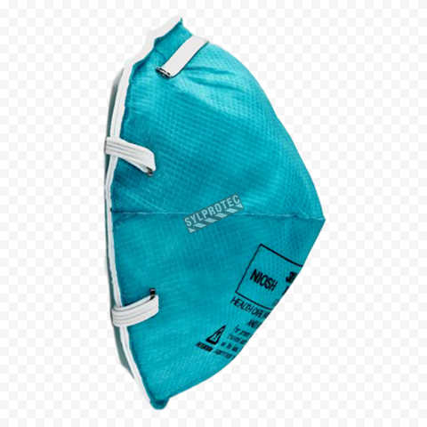n95 surgical mask doctor blue and green