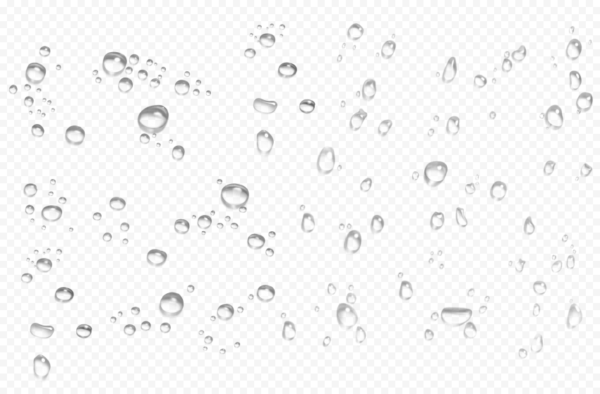Water Drops Transparent Background Free download