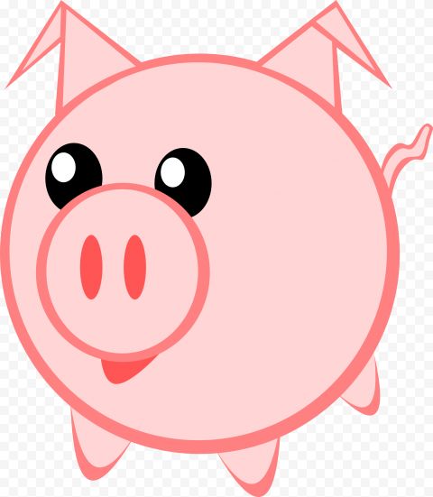 Character Piggy PNG Transparent Image