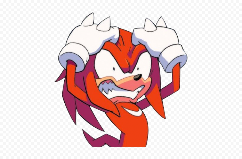 Game Knuckles The Echidna PNG Transparent Image