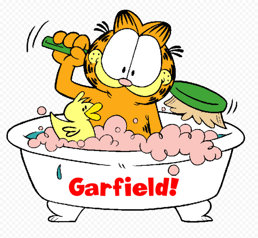 Garfield Cartoon Background PNG