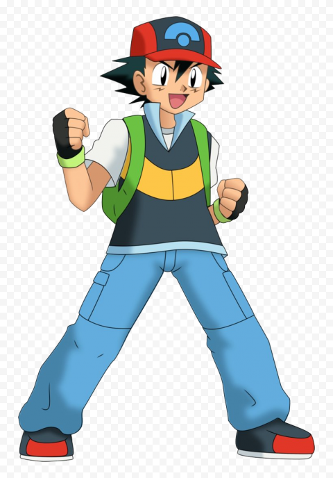 character Pokemon Ash Ketchum PNG Image