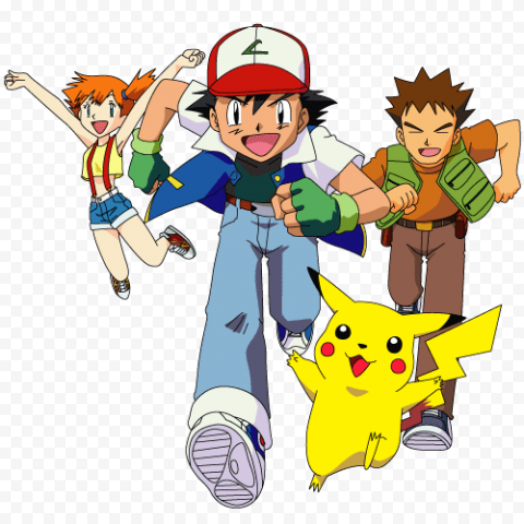 character Ash Ketchum PNG Background Image