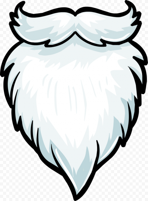 Santa Claus Beard, Santa, white, holidays