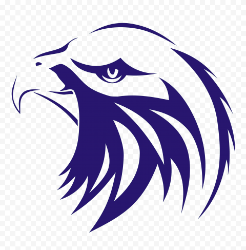 blue eagle head illustration, Indonesia Bald Eagle Bird Elang, eagle, purple, animals, logo