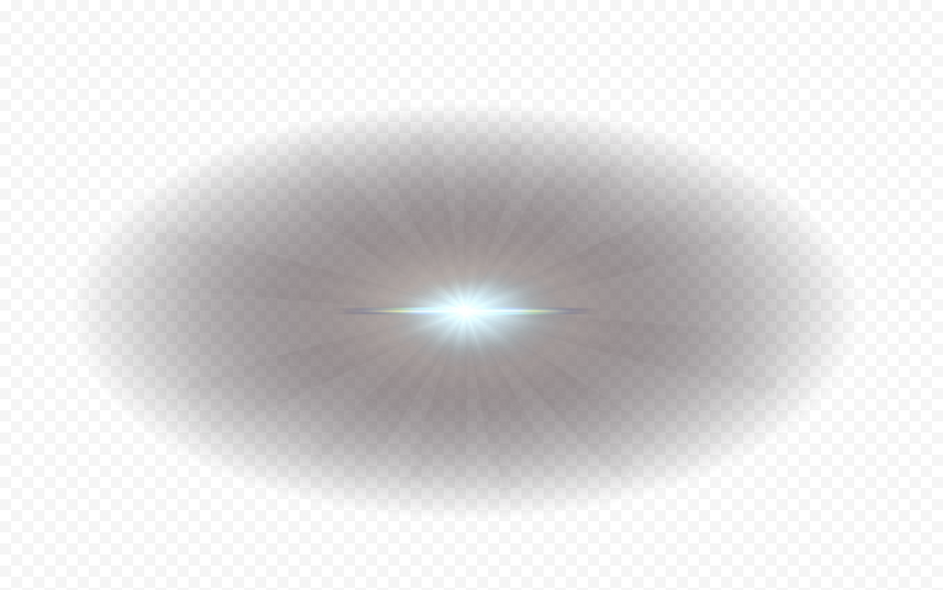 blue center lens flare