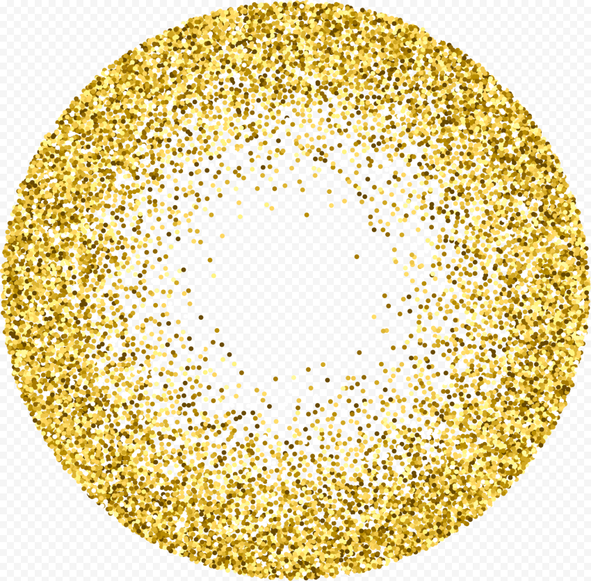 Gold Glitter graphy Circle, Gold sequins, round gold glitter, gold Coin, logo, gold Label