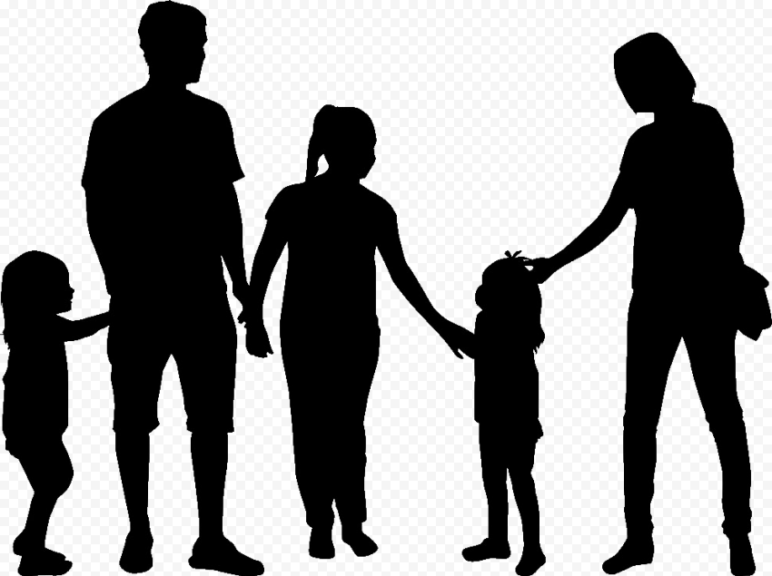 Family Silhouette, family, people, public Relations, human