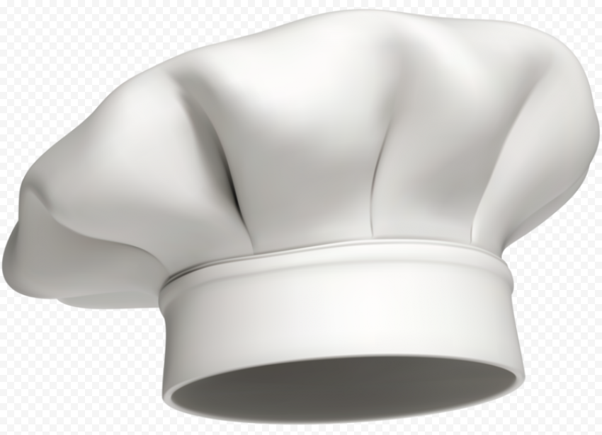 Chefs uniform Hat Cook, Chef hat askew, angle, white, irregular