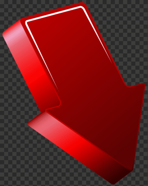 Download Png image red arrow transparent