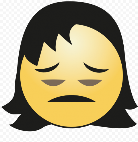 Download Hair Girl Emoji PNG Transparent Image