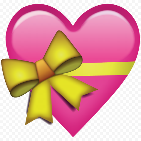 Download Pink Heart Emoji Background PNG