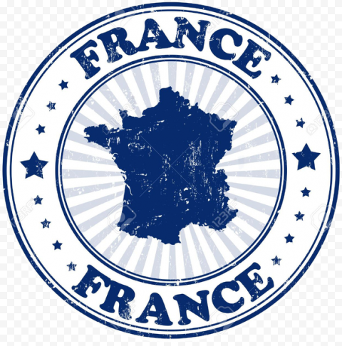 France Passport stamp Rubber stamp, france, blue, logo