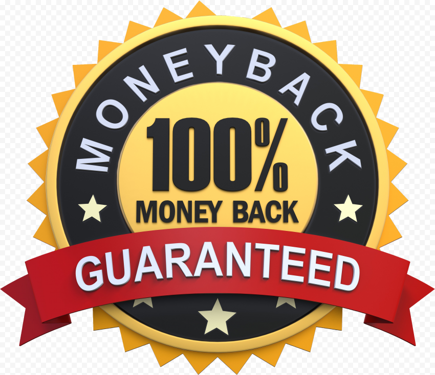 Money back guarantee graphy Finance Badge, emblem, label