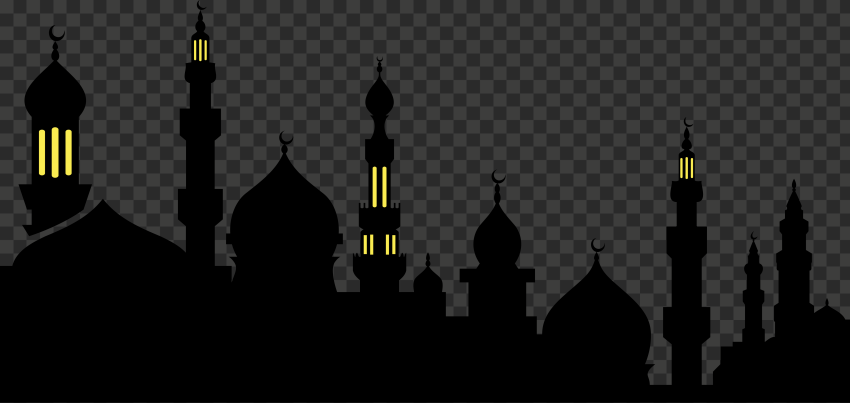 Ramadan Activities Eid al Fitr Islam Eid Mubarak, Ramadan, silhouette of mosque illustration, holidays, eid Aladha, skyline