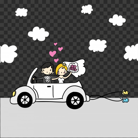 Wedding Couple Cartoon