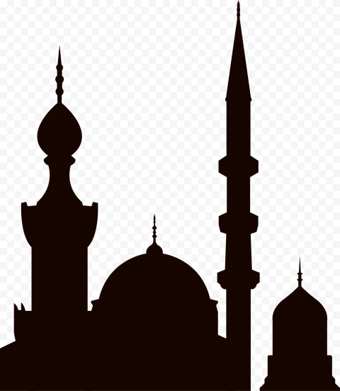 silhouette of church, Ketupat Eid al Fitr Eid Mubarak Eid al Adha, Black Church, black Hair, black White, mubarak