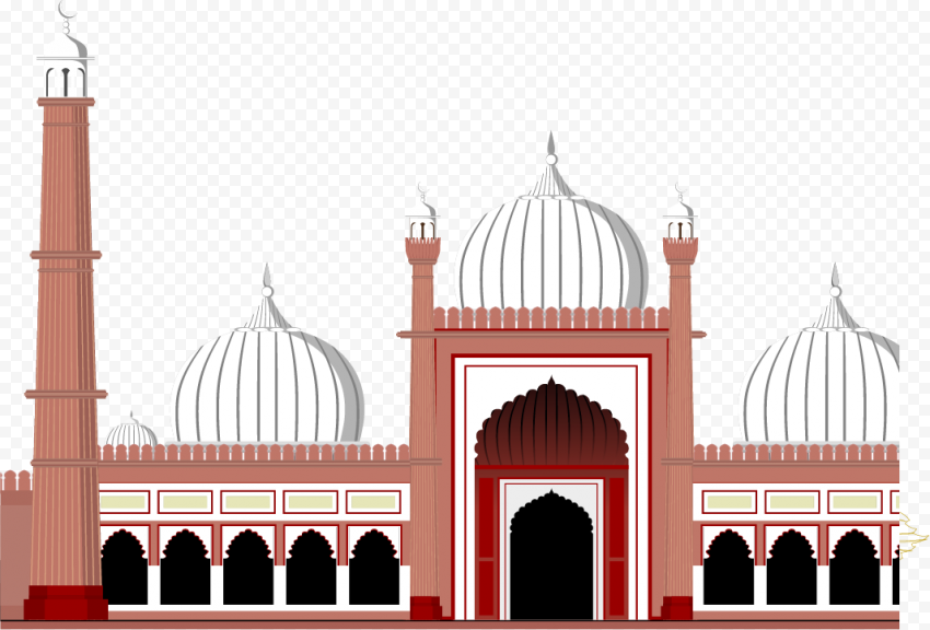 illustration of temple, Quran Eid al Fitr Eid Mubarak Eid al Adha Wish, Hand painted European style castle, love, watercolor Painting, building