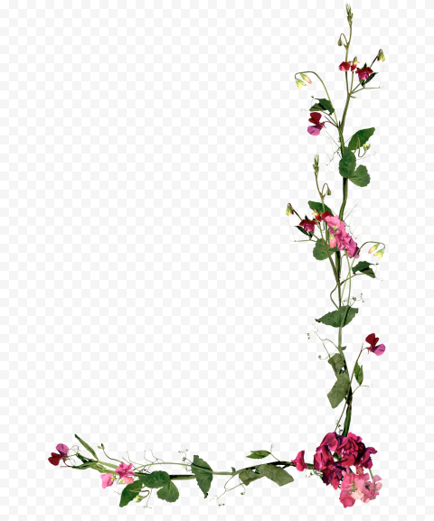 green and pink floral border, Wedding invitation Eid al Fitr Eid Mubarak Greeting & Note Cards Wish, corner flower, love, herbaceous Plant, flower Arranging