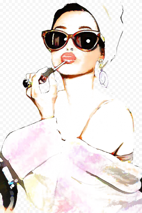 Fashion illustration Drawing Watercolor painting Illustration, Sunglasses girls, woman illustration, painted, fashion Girl, hand