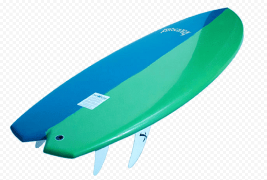 blue green surfboard lost