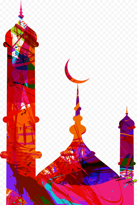 eid mubarak eid al fitr eid al adha mosque colorful city building