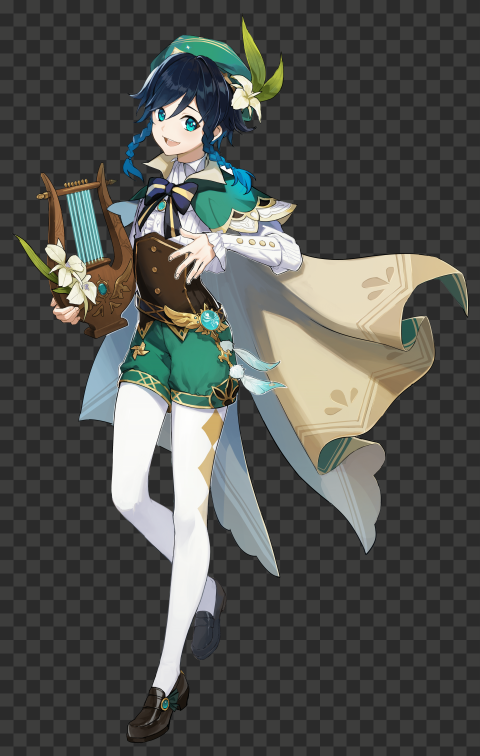 genshin impact characters png clipart