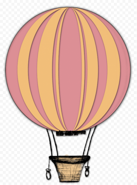 Pink airship image png