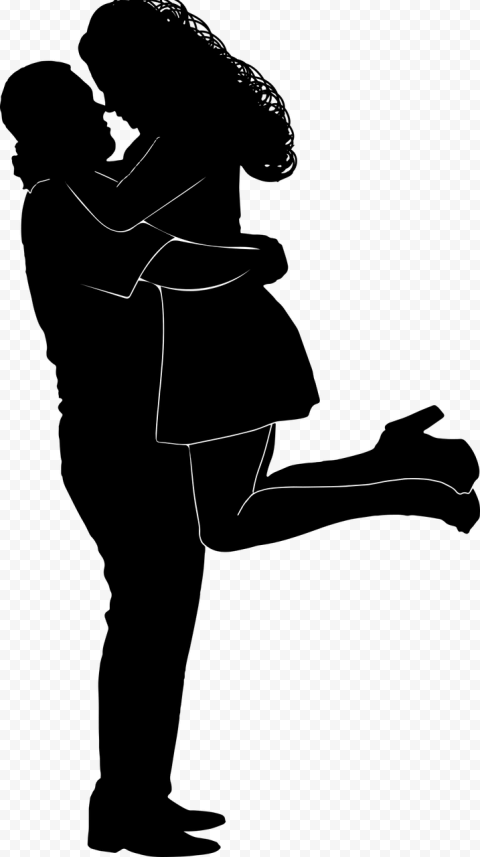 Couple, Romance, Silhouette, Affection, Love, Lovers, Man, Woman, Romantic, Relationship, png