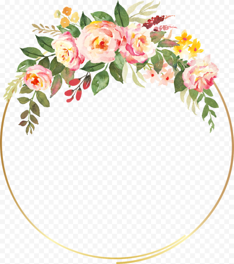 Free Frame, flowers, floral frame, png