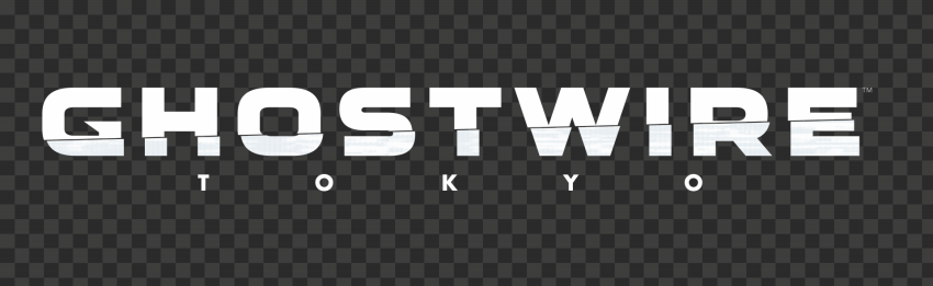 ghostwire tokyo white logo png