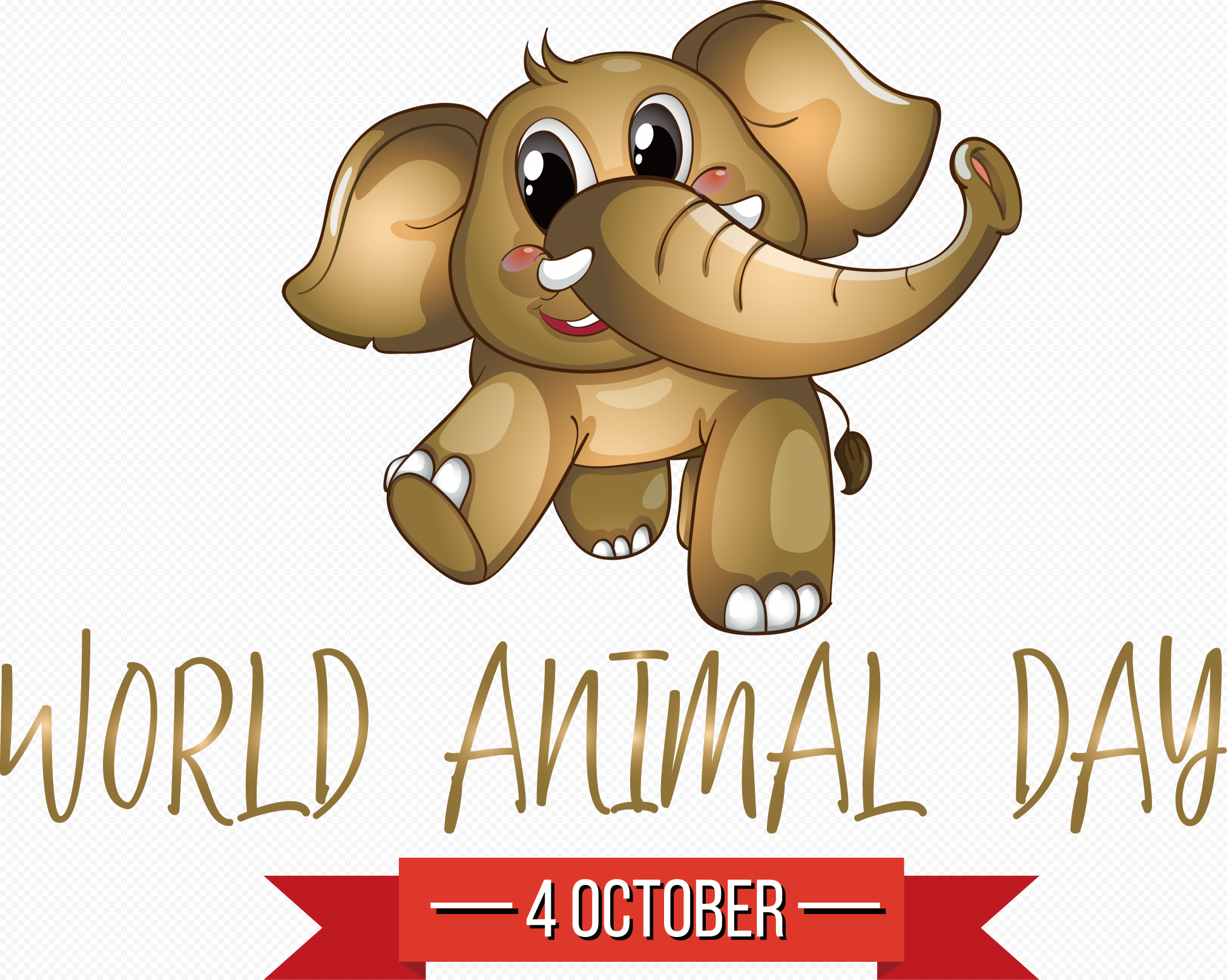World animal day, png