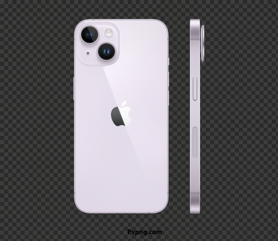 Download Image iPhone 14 Purple Transparent background