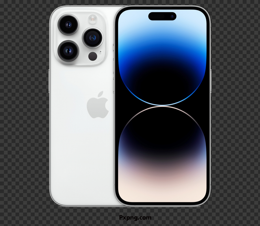 IPHONE 14 Pro and Pro max Free Png Image Silver Color | Pxpng