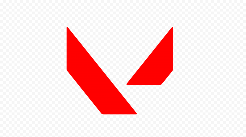 HD Valorant Red Symbol Icon Sign Logo PNG