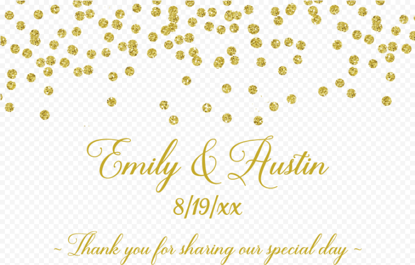 transparent graduation confetti clipart gold confetti background png