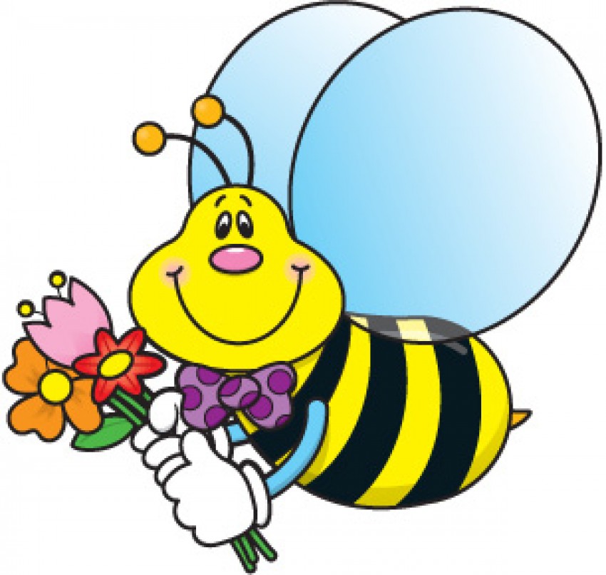 Bee image png flower