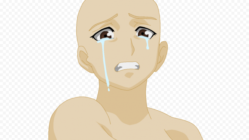 Drawing The Crying Boy Anime, clown hands on, face, hand, manga png