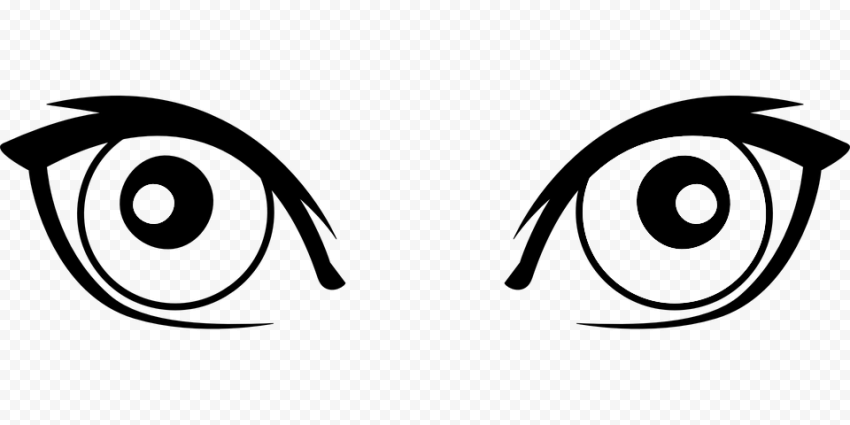 transparent cartoon eyes clipart png