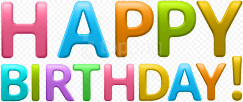 Free Png Download Colorful Happy Birthday Transparent   Happy Birthday Clipart Transparent Background, Png