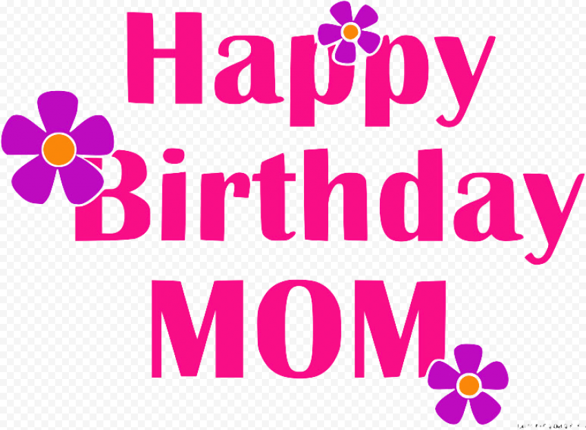 Gambar Happy Birthday Mom, HD Png Download