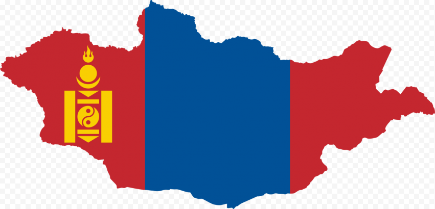 Flag Of Mongolia Mongolian People's Republic National   Mongolia Flag Map, HD Png Download