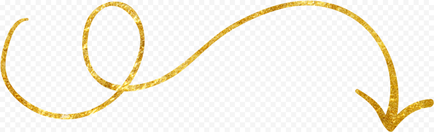 Happinessis Gold Hand Drawn Arrows And Dividers   Hand Draw Arrow Png, Transparent Png