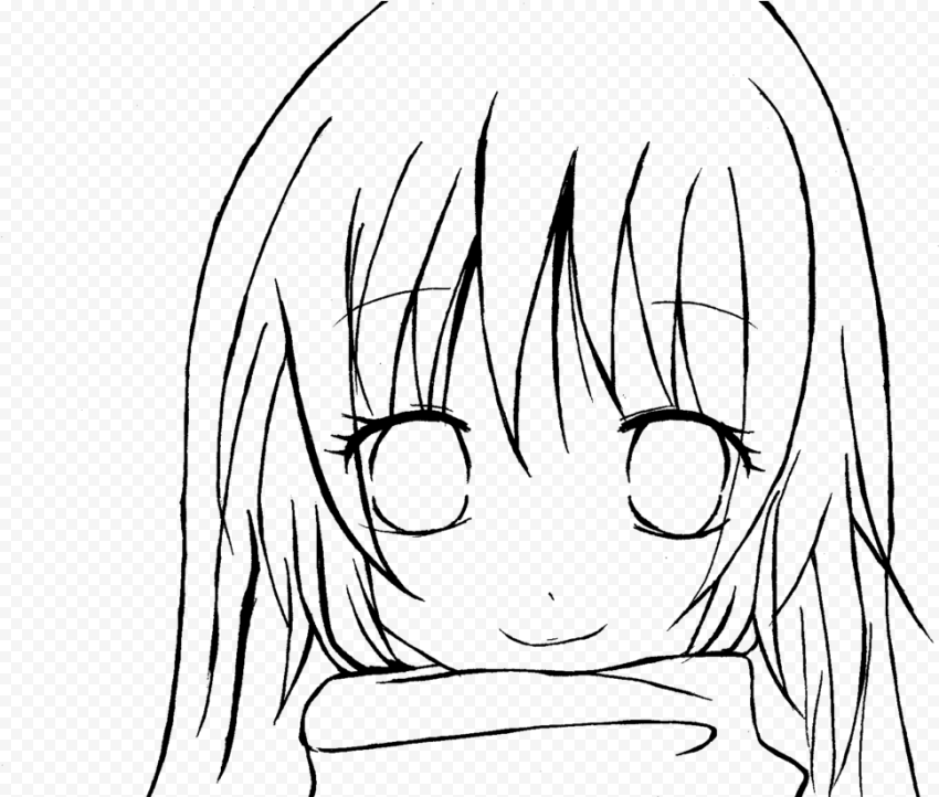 Banner Library Download Easy At Getdrawings Com Free   Anime Black And White Drawings, HD Png Download
