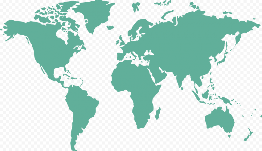 World Map PNG Photos