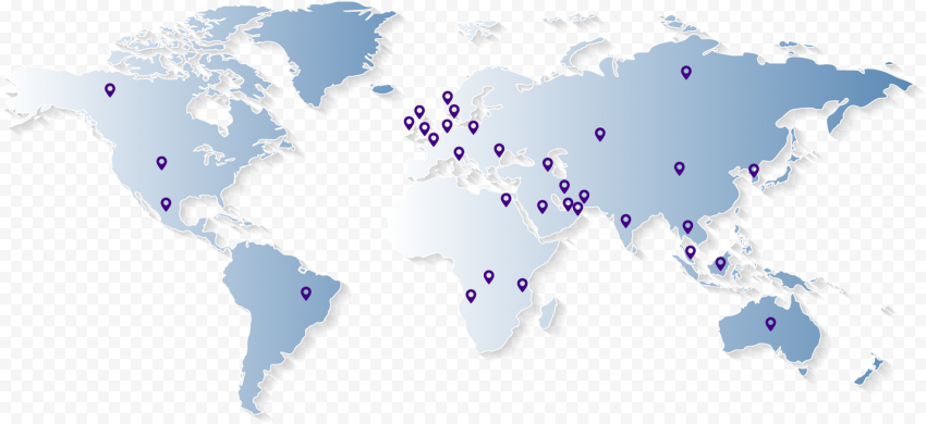 World Map Transparent Background