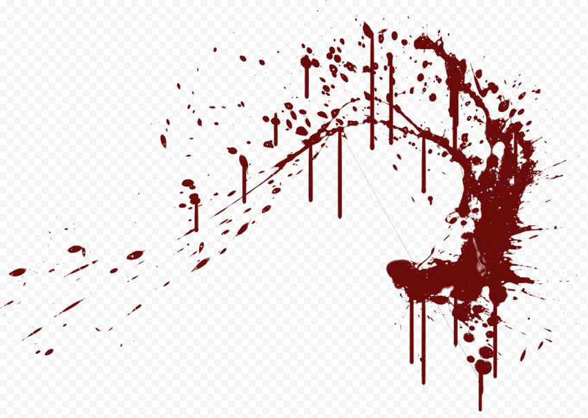 blood splatter png drawing hd
