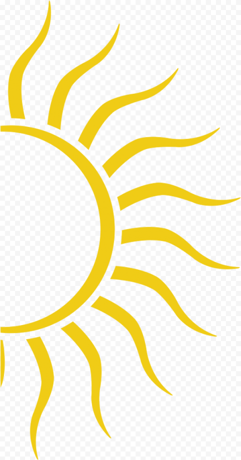 Half Sun Png Transparent   Half Sun Clipart Png, Png Download