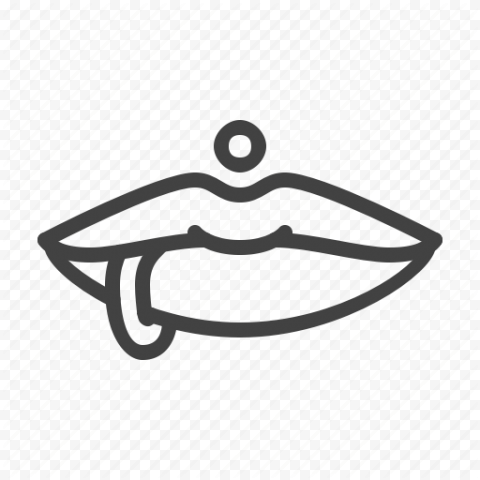 Vector Body Piercing PNG Transparent Image